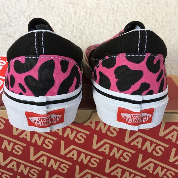 NWT Vans Slip On Leopard Sneakers, W 5.5, Y 4 - Picture 3 of 7